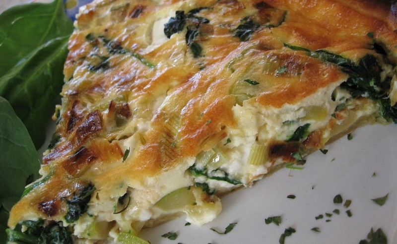 Tortilla de espinacas