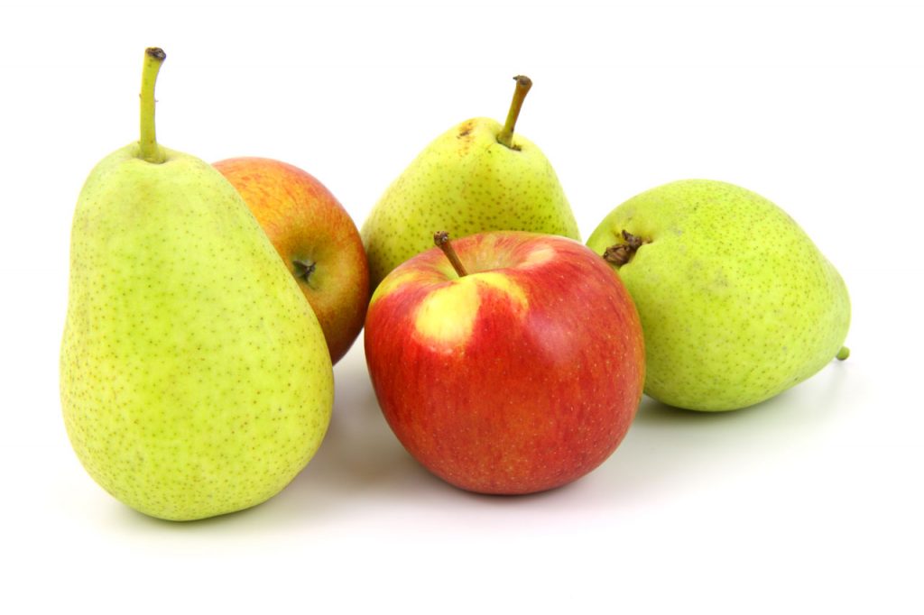 manzanas y peras