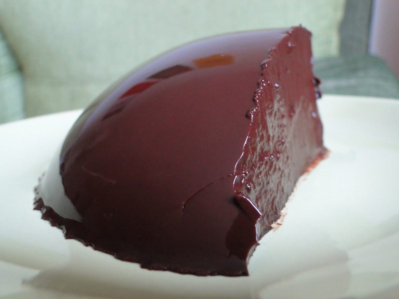 flan de algarroba