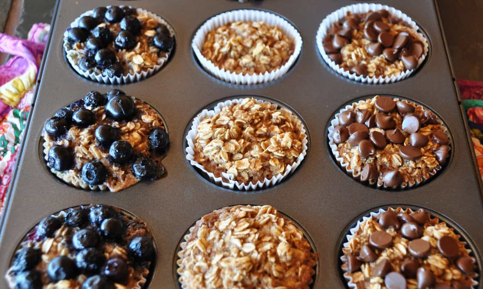 Cupcakes de avena fáciles, saludables y libres de gluten
