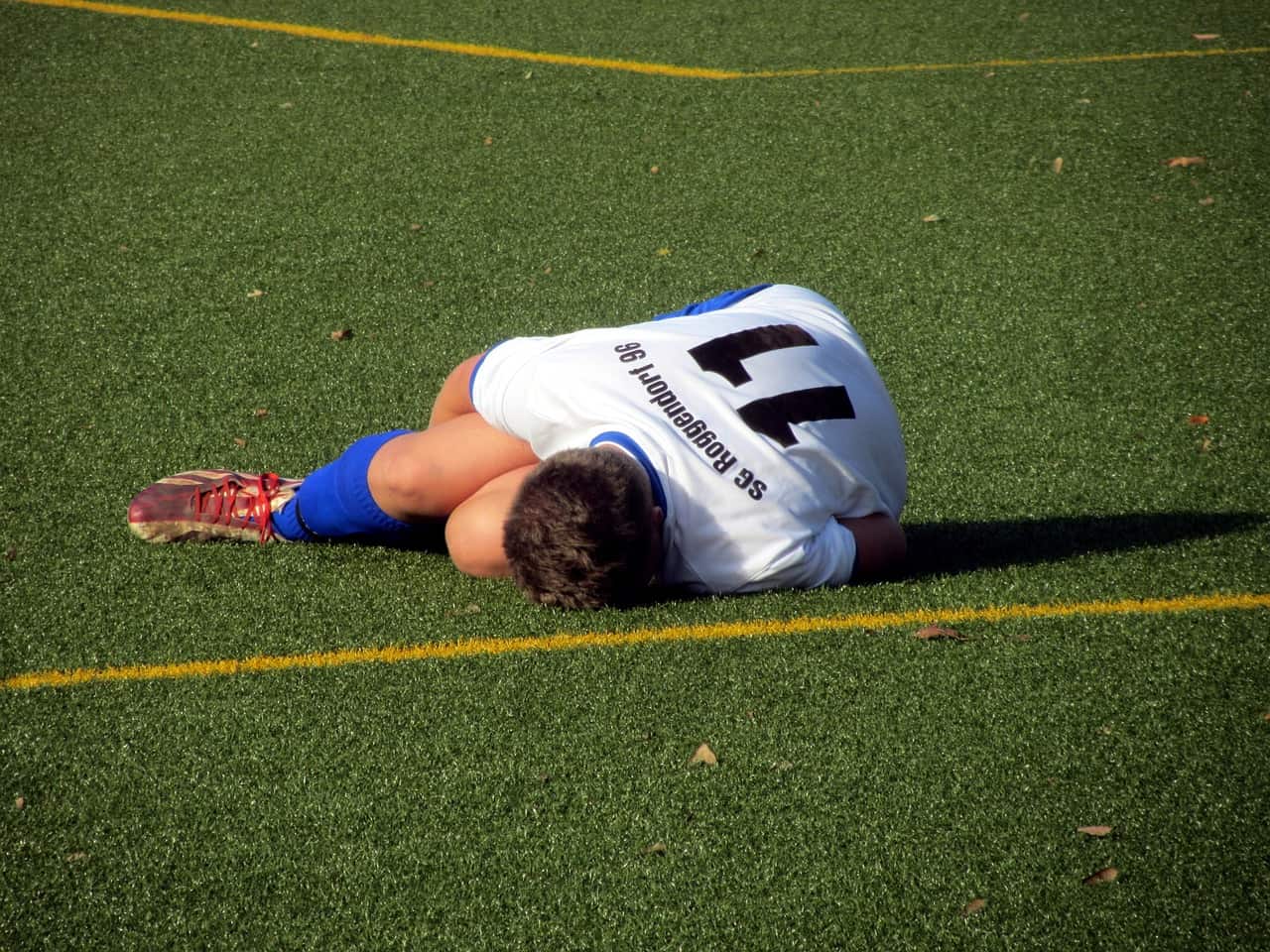 lesión futbolista