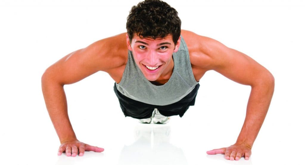 Flexiones de brazos en suelo