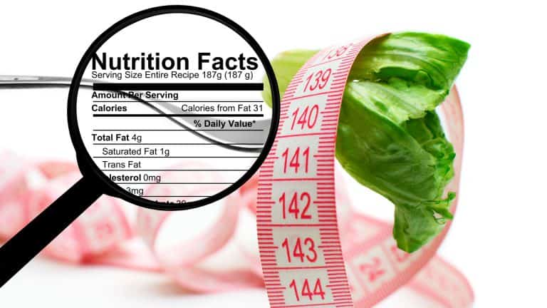 se puede adelgazar leyendo la información nutricional