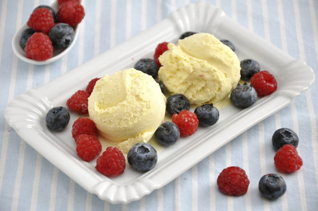Cómo preparar un helado casero sin gluten y sin lactosa