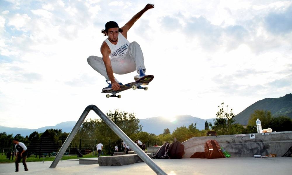 skateboard, técnica