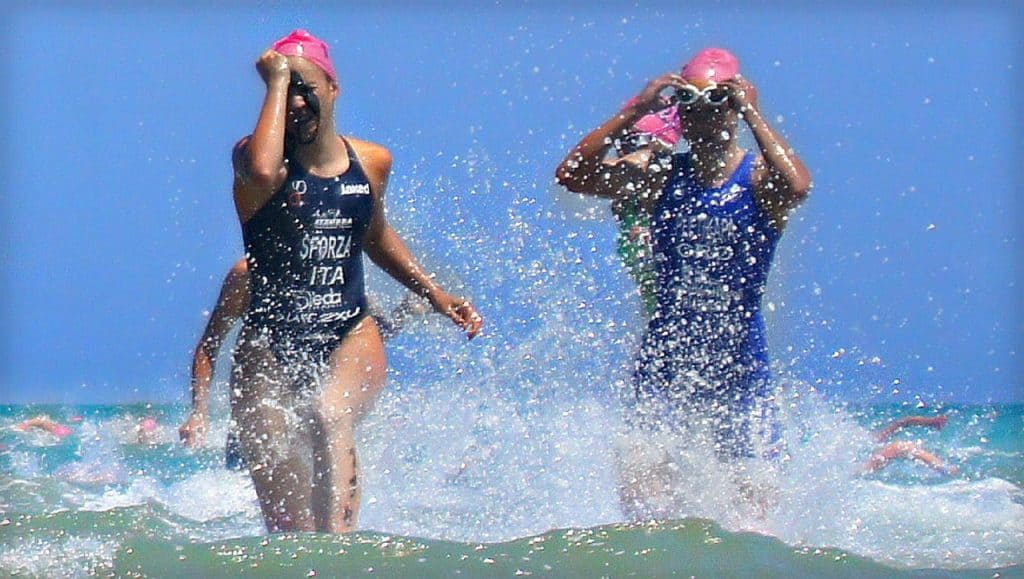 nadador triathlon