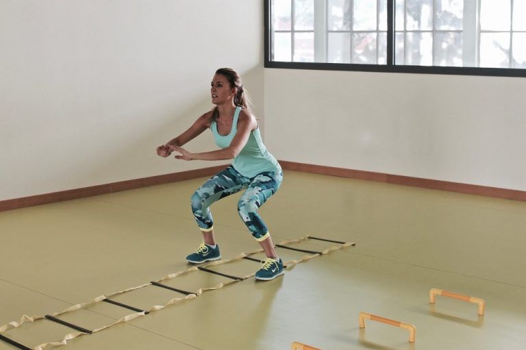 ejercicios con escalera de agilidad