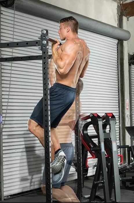 Levantamiento de cuerpo sobre barra