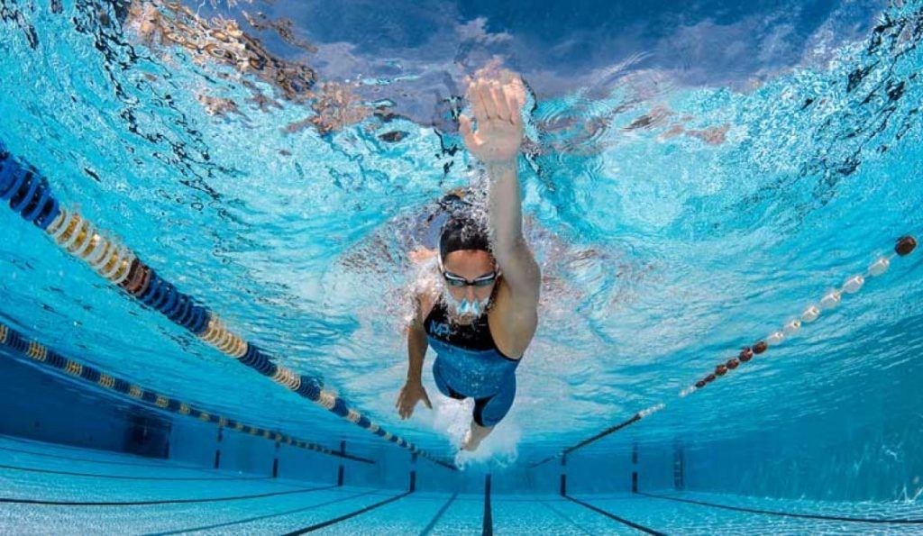 la natación en un triatlón 