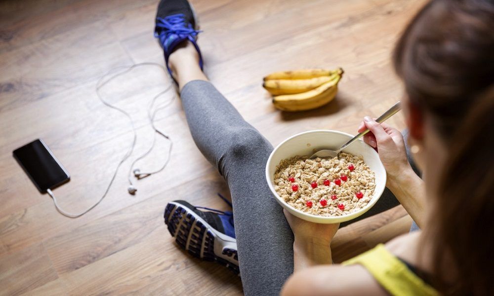 comer antes de ir al gimnasio