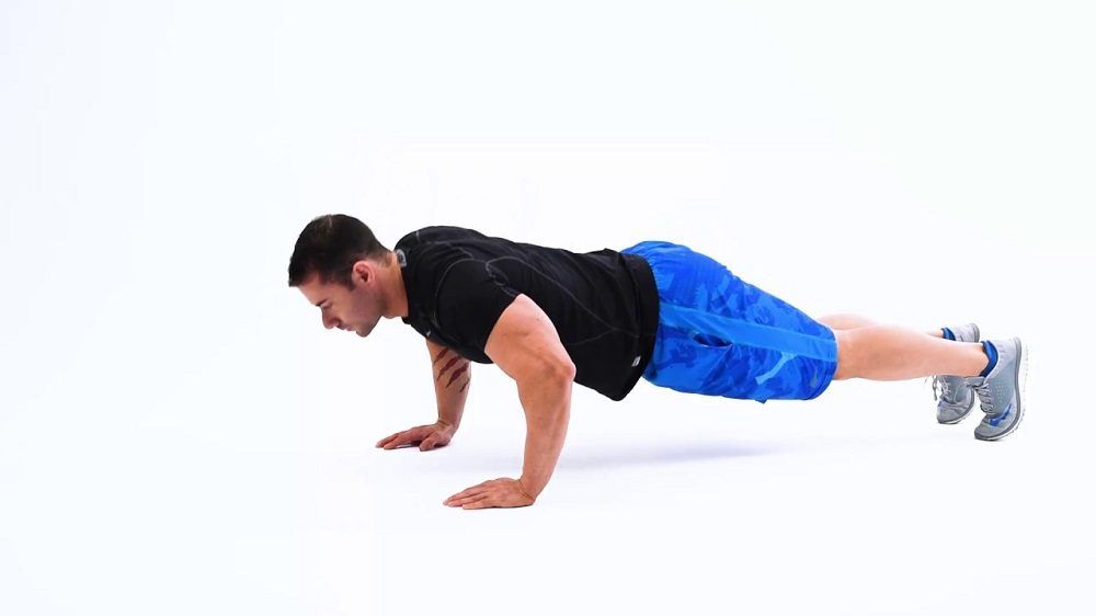 Push-up plank