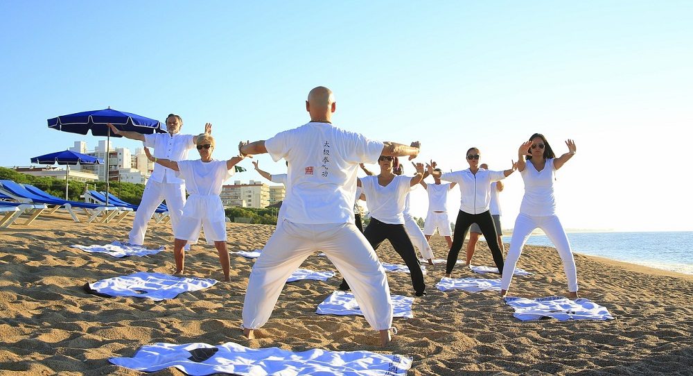 El yoga puede practicarse en cualquier lugar