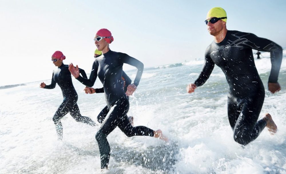 Entrenando para hacer triatlon