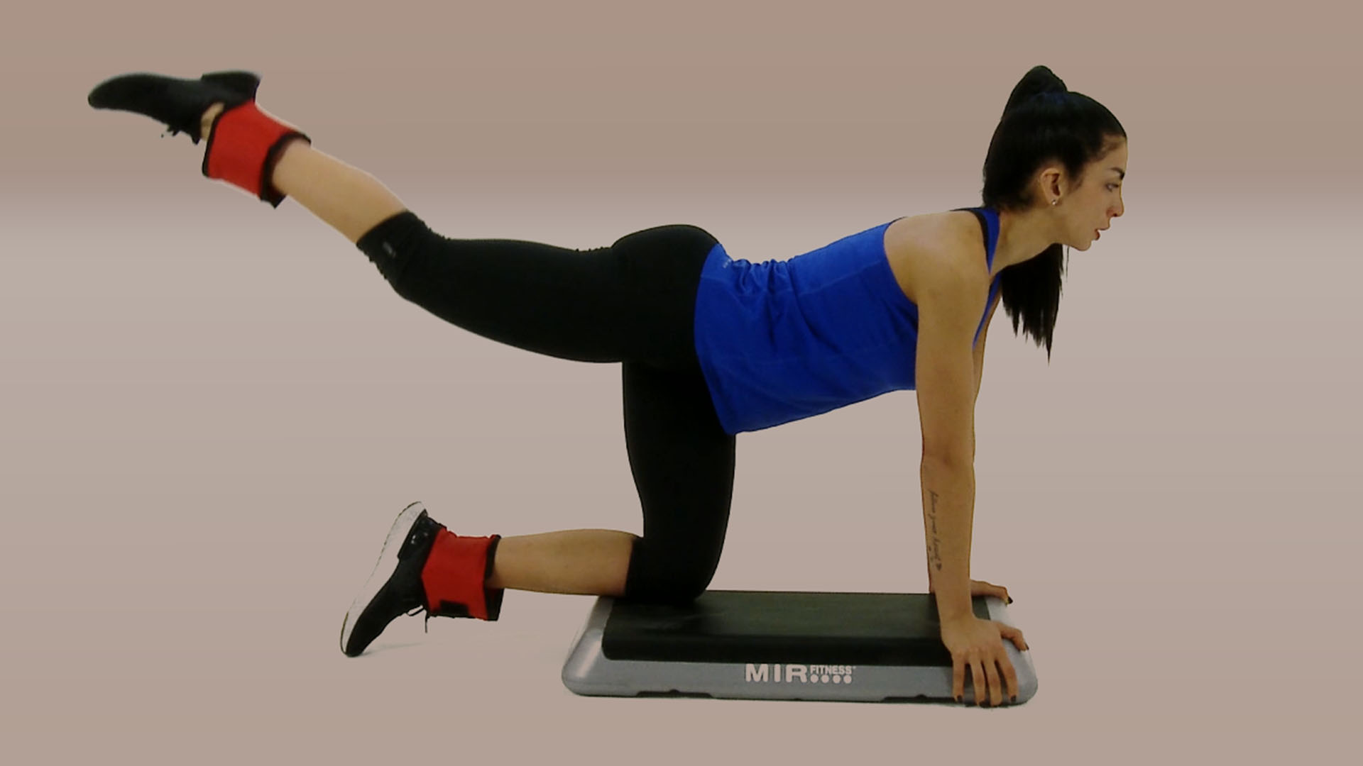 Glúteos Step Con Mancuernas Glúteos Tobilleras Con Peso Para Mujer