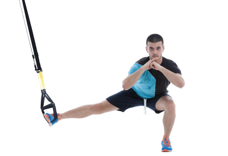 ejercicios de pierna con TRX