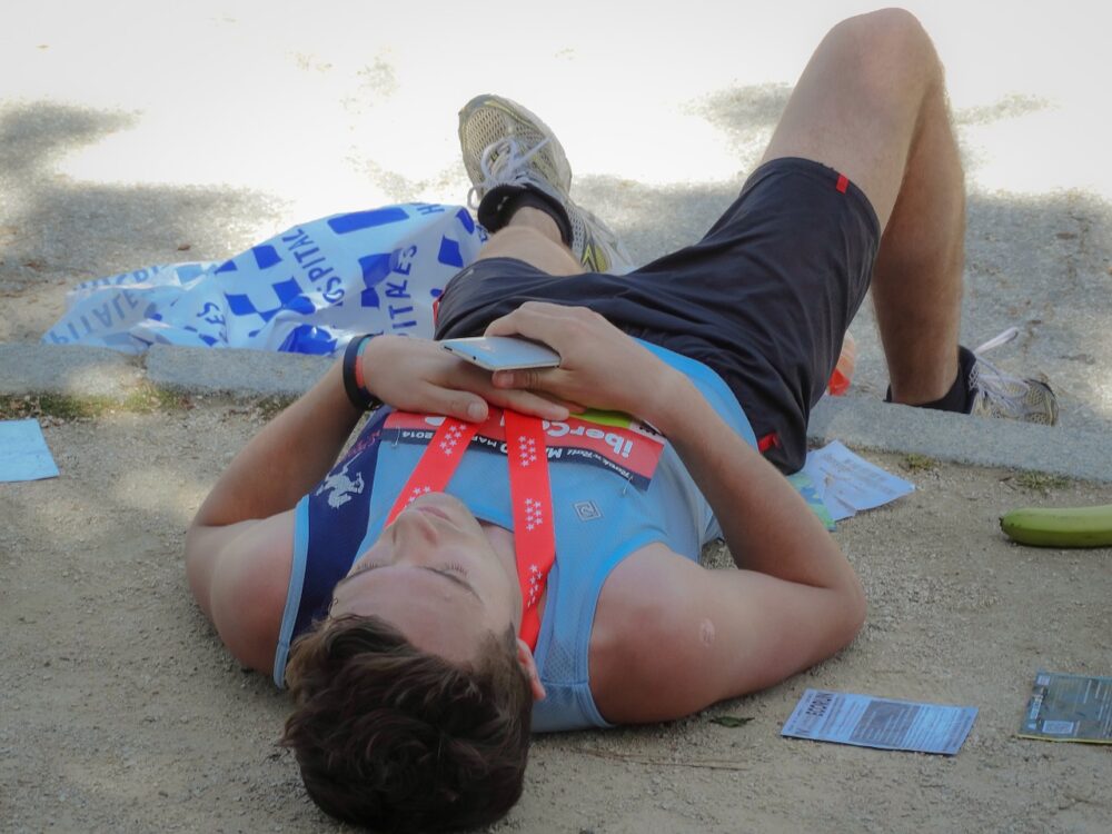 cansancio en una maratón