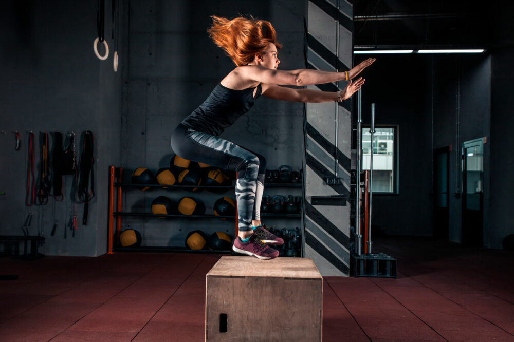 Salto al cajón o Jump box
