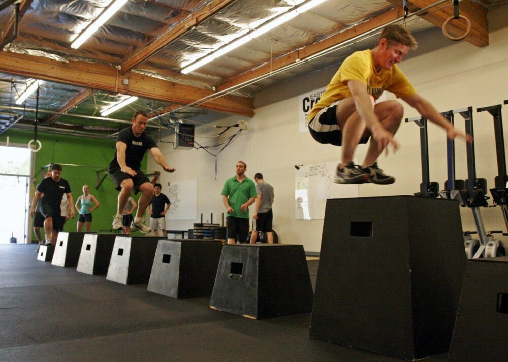 Salto al cajón o Jump box