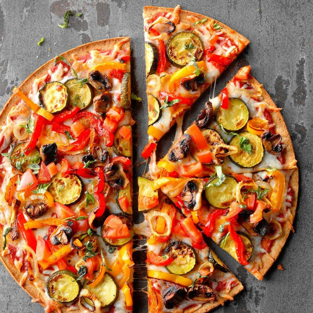 pizza vegetal
