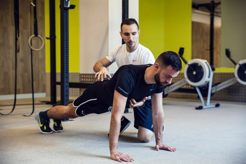 Flexiones de pecho tradicionales