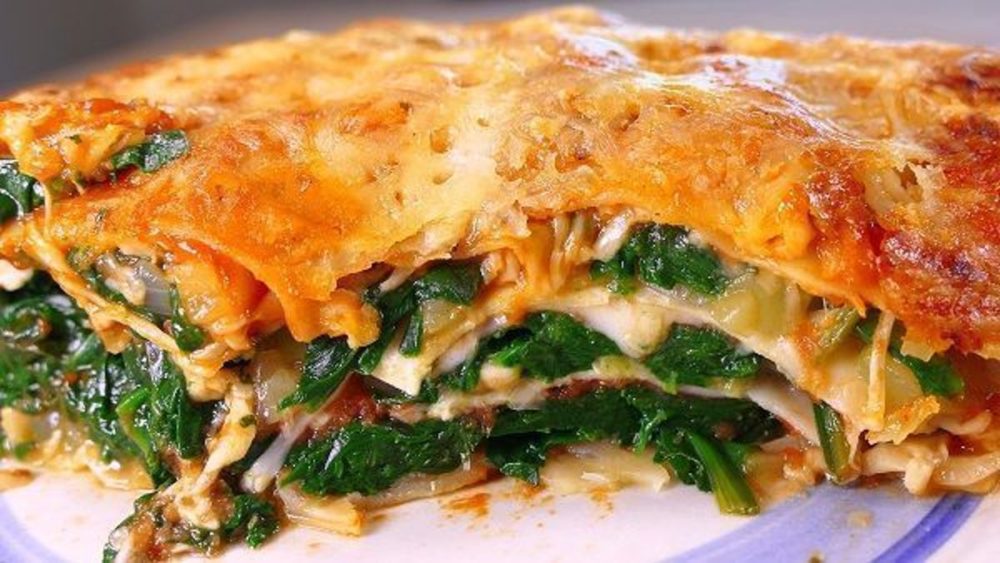 Lasaña baja en calorías, una de las mejores recetas saludables con pasta
