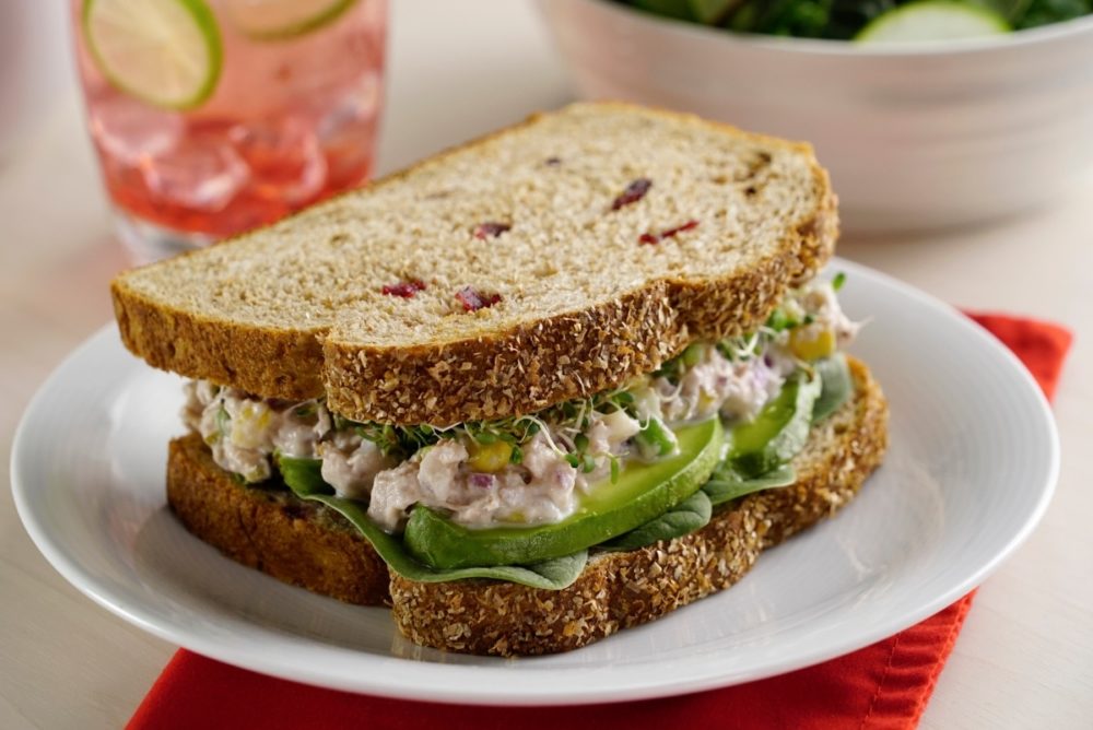 recetas sándwiches saludables atún cremoso