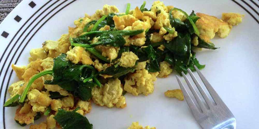 Preparar revuelto de tofu