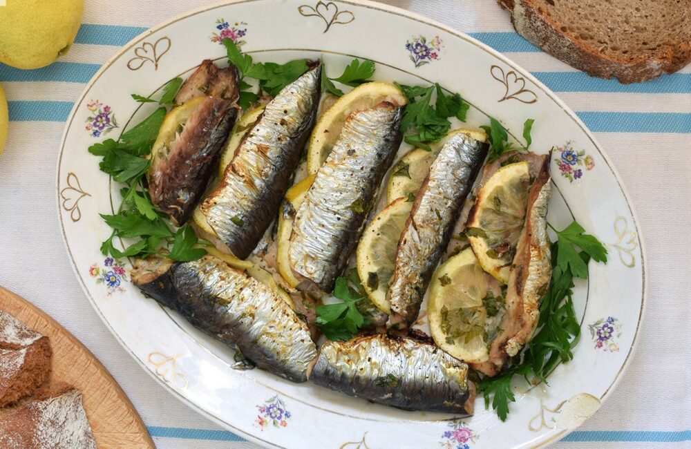 Sardinas al horno