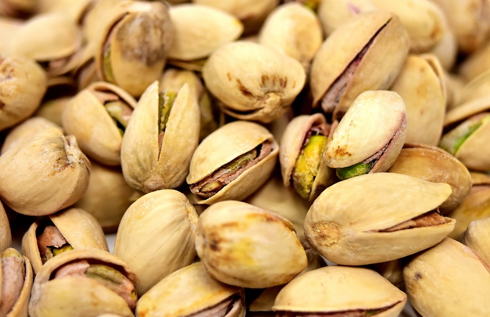Pistachos y hierro