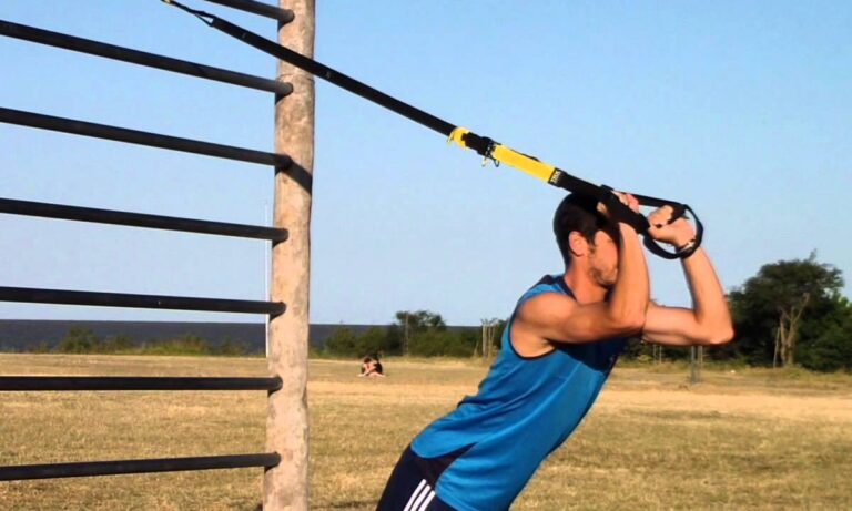 rutina TRX para brazos