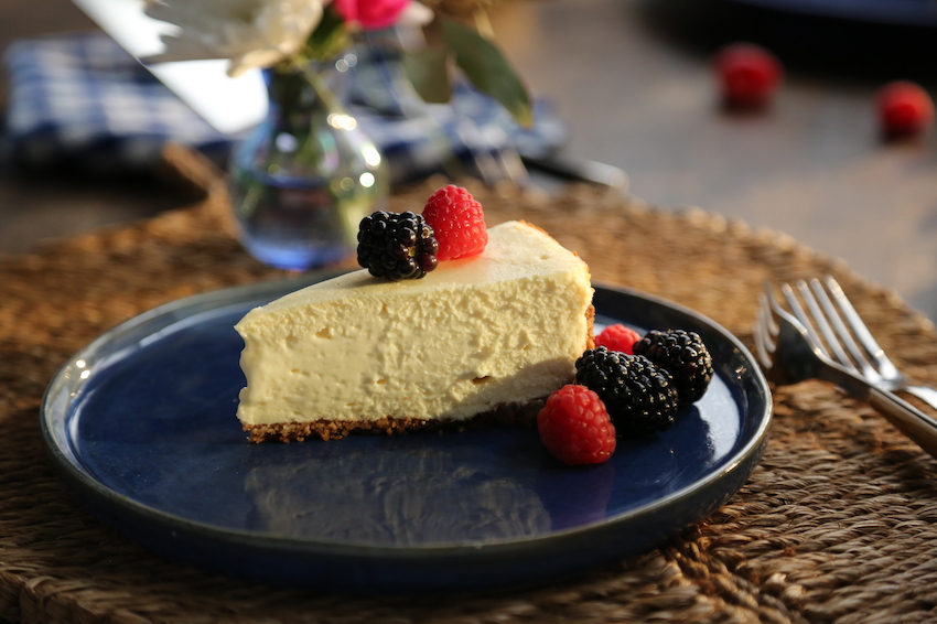 tarta de queso fitness horneada