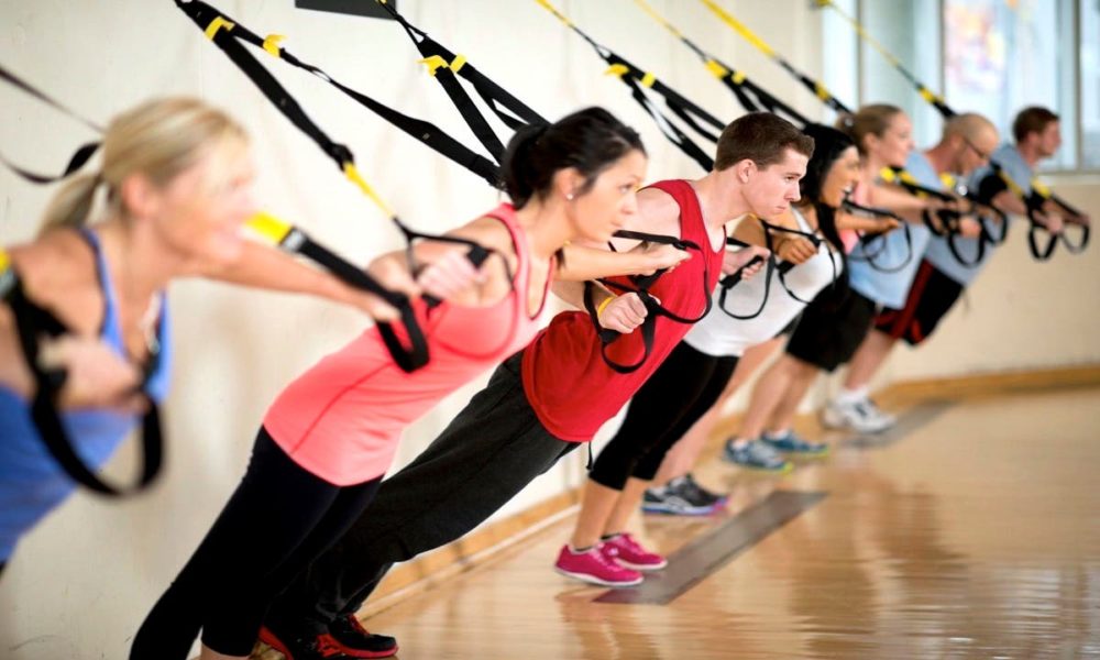 Rutina con TRX para pectoral