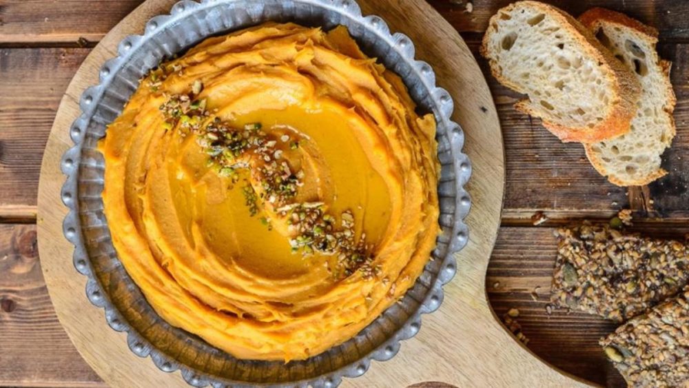 hummus con verduras