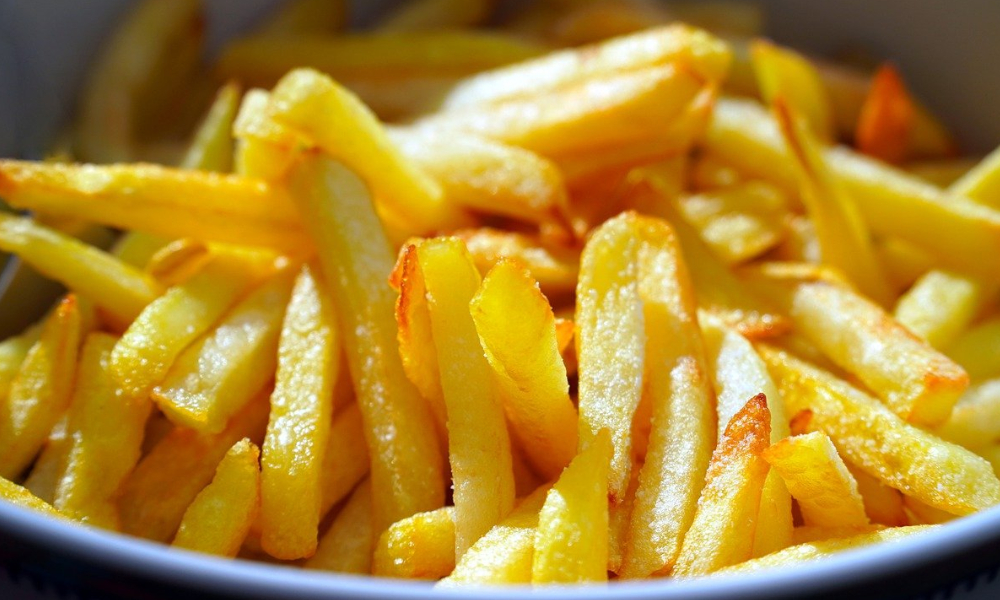 recetas con freidora de aire: patatas fritas