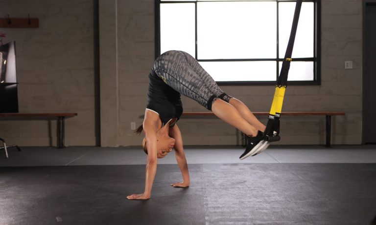 rutina con TRX para abdomen
