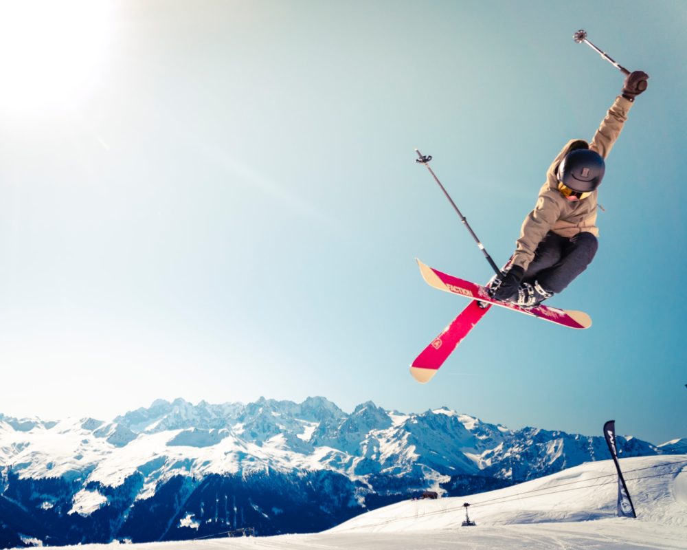 esquí, uno de los deportes de invierno